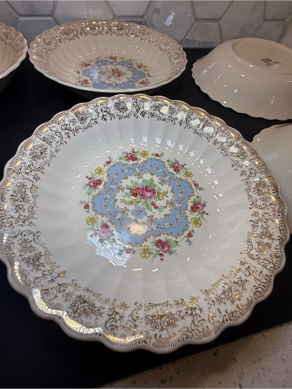 Set of 6 Limoges Lyric 8